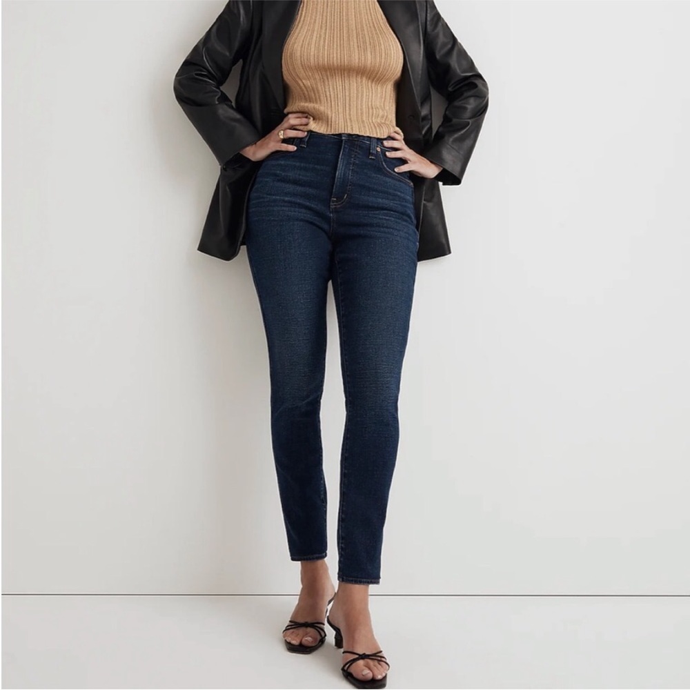 Madewell Curvy 10" High-Rise Skinny Jeans in Kingston Wash Size 29